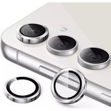 Fibaks Samsung Galaxy A16 Uyumlu Kamera Koruma Renkli Lens Koruyucu Temperli Cam Koruma - Gümüş