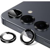 Fibaks Samsung Galaxy A16 Uyumlu Kamera Koruma Renkli Lens Koruyucu Temperli Cam Koruma - Siyah