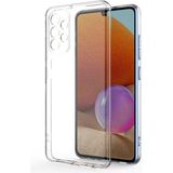 Fibaks Samsung Galaxy A23 Kılıf 3D kamera Korumalı Şeffaf Yumuşak Süper Silikon Kapak