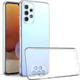 Fibaks Samsung Galaxy A52 Kılıf 3D kamera Korumalı Şeffaf Yumuşak Süper Silikon Kapak