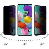 Fibaks Samsung Galaxy A54 Uyumlu Tam Kapatan Hayalet Gizlilik Filtreli Kırılmaz Tamperli Cam Ekran Koruyucu - Siyah