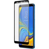 Fibaks Samsung Galaxy A7 2018 Tam Ekran Koruyucu Kırılmaz Cam 9H Temperli Koruma Dayanıklı 5D - Şeffaf