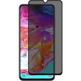 Fibaks Samsung Galaxy A70 Uyumlu Tam Kaplayan Hayalet Ekran Koruyucu Gizli Cam - Siyah