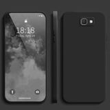 Fibaks Samsung Galaxy J7 Prime Kılıf Yumuşak Dokulu Silikon Kapak - Siyah