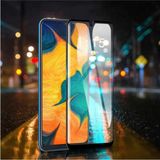 Fibaks Samsung Galaxy M21 Tam Ekran Koruyucu Kırılmaz Cam 9H Temperli Koruma Dayanıklı 5D - Şeffaf