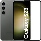 Fibaks Samsung Galaxy S23 Tam Ekran Koruyucu Kırılmaz Cam 9H Temperli Koruma Dayanıklı 5D - Şeffaf