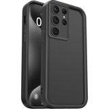 Fibaks Samsung Galaxy S24 Ultra Kılıf Kamera Korumalı Yumuşak Dokulu Darbe Emici Siyah Silikon Kapak