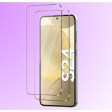 Fibaks Samsung Galaxy S24 Uyumlu Ekran Koruma Şeffaf Kısa Tamperli Cam Ekran Koruyucu