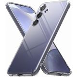 Fibaks Samsung Galaxy S25 Plus Uyumlu Kılıf Kamera Korumalı Şeffaf Ultra Ince Esnek Renksiz Silikon Kapak