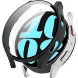 Fibaks Samsung Galaxy Watch 6 40MM Uyumlu Kasa ve Ekran Koruyucu 360 Tam Koruma Kapak Gard-14 - Glx 6 40mm - Siyah