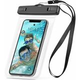 Fibaks Tüm Telefonlara Uyumlu Yağmur Su Geçirmez Waterproof Deniz Havuz Altı Geçirmez Kılıf - Siyah - iP 13