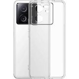 Fibaks Xiaomi Mi 13T Kılıflı Renksiz Şeffaf Esnek Renksiz Silikon