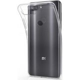 Fibaks Xiaomi Mi 8 Lite Kılıf A+ Şeffaf Lüx Süper Yumuşak 0.3mm Ince Slim Silikon
