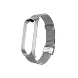 Fibaks Xiaomi Mi Band 3 4 Kordon Akıllı Bileklik Kasa Korumalı Paslanmaz Hasır Örgü Metal Milano Kordon