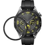 Fibaks Xiaomi Mi Watch Color Uyumlu Tam Kaplayan Ultra Ince Kavisli Siyah Çerçeveli Saat Ekran Koruyucu Pet - Mi Wtch Color