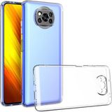 Fibaks Xiaomi Poco X3 Pro Kılıf Yumuşak Şeffaf Ince Esnek Renksiz Silikon Kapak
