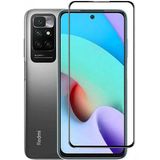 Fibaks Xiaomi Redmi 10 Tam Ekran Koruyucu Kırılmaz Cam 9H Temperli Koruma Dayanıklı 5D - Şeffaf