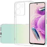 Fibaks Xiaomi Redmi 13C Kılıf Renksiz Şeffaf Yumuşak Ince Esnek Silikon Kapak