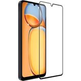 Fibaks Xiaomi Redmi 13C Uyumlu Tam Kapatan Tamperli Cam Ekran Koruyucu Kırılmaz Cam - Şeffaf