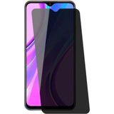 Fibaks Xiaomi Redmi 9c Uyumlu Tam Kaplayan Hayalet Ekran Koruyucu Gizli Cam - Siyah