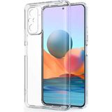 Fibaks Xiaomi Redmi Note 10 Pro Kılıf 3D kamera Korumalı Şeffaf Yumuşak Süper Silikon Kapak