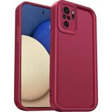 Fibaks Xiaomi Redmi Note 10/10S Uyumlu Kılıf Kamera Korumalı Yumuşak Dokulu Darbe Emici Bordo Silikon Kapak - Redmi Note 10s - Mürdüm