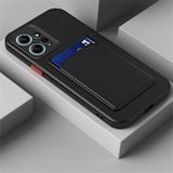 Fibaks Xiaomi Redmi Note 12 Kılıf Kamera Korumalı Kartlıklı Cüzdanlı Kırmızı Tuşlu Siyah Silikon Kapak - Redmi Note 12 4G