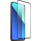 Fibaks Xiaomi Redmi Note 13 4g Uyumlu Tam Kapatan Tamperli Cam Ekran Koruyucu Kırılmaz Cam - Şeffaf