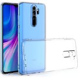 Fibaks Xiaomi Redmi Note 8 Pro Kılıf 3D kamera Korumalı Şeffaf Yumuşak Süper Silikon Kapak