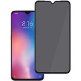 Fibaks Xiaomi Redmi Note 8 Pro Uyumlu Tam Kaplayan Hayalet Ekran Koruyucu Gizli Cam - Siyah