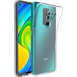 Fibaks Xiaomi Redmi Note 9 Kılıf Şeffaf Lüx Süper Yumuşak 0.3mm Ince Slim Silikon