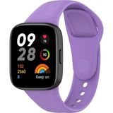 Fibaks Xiaomi Redmi Watch 3 Kordon Akıllı Saat Bileklik Kordonu Yumuşak Silikon Kayış - Lila - RM Watch 3