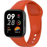 Fibaks Xiaomi Redmi Watch 3 Kordon Akıllı Saat Bileklik Kordonu Yumuşak Silikon Kayış - Turuncu - RM Watch 3