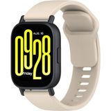 Fibaks Xiaomi Redmi Watch 5 Active / Watch 5 Lite Kordon Akıllı Saat Bileklik Kordonu Yumuşak Silikon Kayış - Redmi Watch 5 Acitve/Lite - Bej