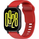 Fibaks Xiaomi Redmi Watch 5 Active / Watch 5 Lite Kordon Akıllı Saat Bileklik Kordonu Yumuşak Silikon Kayış - Redmi Watch 5 Acitve/Lite - Kırmızı