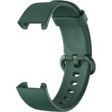 Fibaks Xiaomi Redmi Watch Lite 2 Kordon Kayış Bleklik Esnek Yumuşak Akıllı Pimli Premium Spor Silikon - Koyu Yeşil - RM Wtch Lite 2