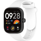 Fibaks Xiaomi Smart Band 8 Pro - Mi Band 8 Pro Uyumlu Akıllı Saat Bileklik Kordonu Yumuşak Silikon Kayış - Beyaz - SmartBnd8Pro