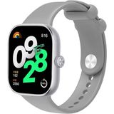 Fibaks Xiaomi Smart Band 8 Pro - Mi Band 8 Pro Uyumlu Akıllı Saat Bileklik Kordonu Yumuşak Silikon Kayış - Gri - SmartBnd8Pro