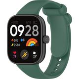 Fibaks Xiaomi Smart Band 8 Pro - Mi Band 8 Pro Uyumlu Akıllı Saat Bileklik Kordonu Yumuşak Silikon Kayış - Koyu Yeşil - SmartBnd8Pro