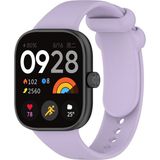 Fibaks Xiaomi Smart Band 8 Pro - Mi Band 8 Pro Uyumlu Akıllı Saat Bileklik Kordonu Yumuşak Silikon Kayış - Lila - SmartBnd8Pro