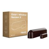 Fibaro Fgdw‐002 Akıllı Ev Kapı/ Pencere Sensörü, Koyu Kahverengi