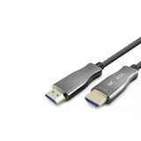 Fiber Optik Hdmi 2.0 Kablo 4K 60 Hz 10 M Siyah Gri Hdx2055