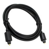 Fiber Optik Ses Kablosu Siyah, Ses Çubuğu, Stereo Sistem, Ev Sineması, Konsol Bağlamak İçin Ses Kablosu, - 3 Metre