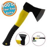 Fiber Saplı Balta Nacak Kamp Odun Kesme - Kırma Budama Kemik Kesme Bölme 600 gr