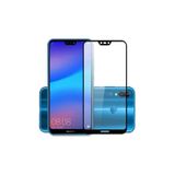 FiberAksesuar Huawei P20 Lite 9d Tam Tam Kaplayan Koruma Full Kapatan Kavisli Kırılmaz Cam Ekran Koruyucu