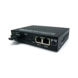Fiberden Media Converter Gigabit 1 Sc 2 RJ45 (B Versiyon)