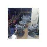 Fiberglass Garden Küçük balkon, el örgüsü, Bahçe balkon seti, bahçe masası, bahçe sandalyesi, balkon mobilyaları