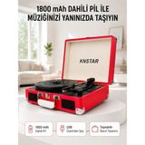 Fiberliz Retro Bavul Pikap Dahili Hoparlörlü Aux USB Sd Kart ve Bluetooth Bağlantılı Taşınabilir Tasarım