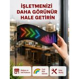 Fiberliz Rgb Renkli LED Ekran Tabela USB Bağlantılı ve Kayan Yazı Destekli