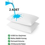 Fiberliz Yastık Alezi Çiftli - 001-Renkli